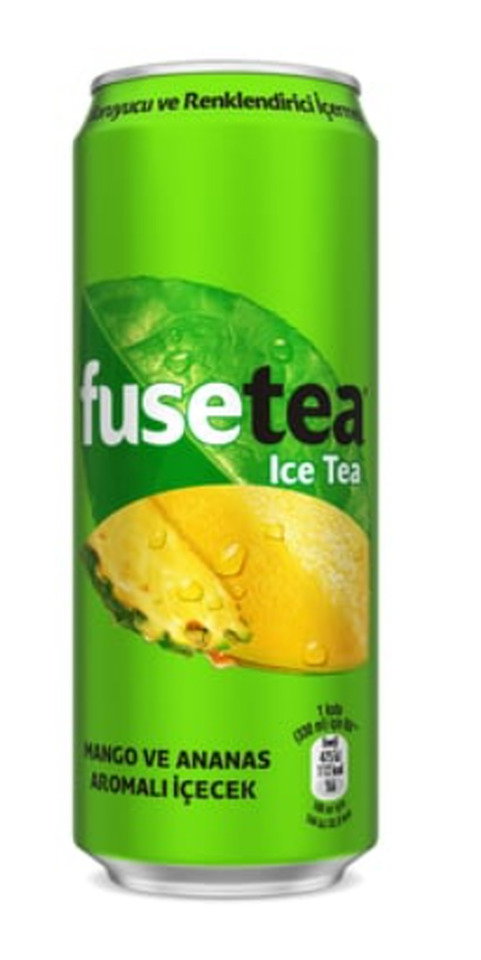 FUSE TEA SOĞUK ÇAY 330 ML- MANGO&ANANAS (CAN)
